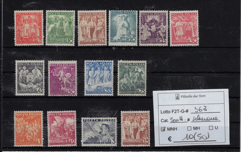 1935 - 1937 Soggetti vari selezione Scott
