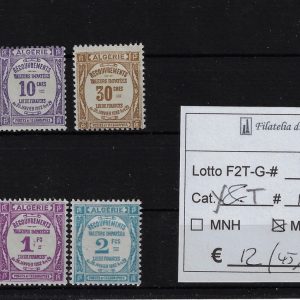 1926 - 1927 Segnatasse Yvert & Tellier 15/20