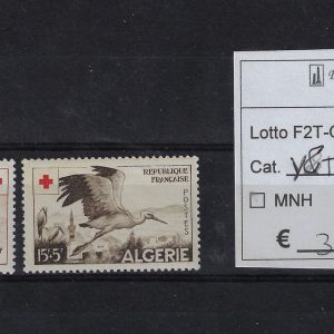 1957 Semi postal Yvert & Tellier 343/344