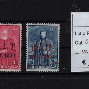 1930 Ufficio Internazionale del lavoro sovrastampati Unif 305/307