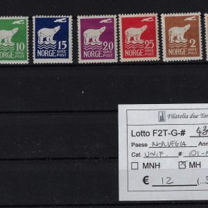 1925 Posta Aerea Unif 101/107