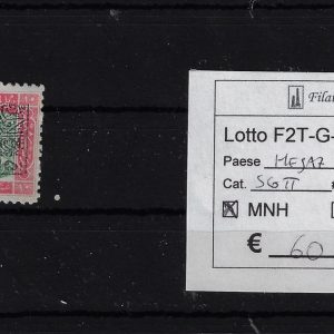 Hejaz 1925 Francobollo sovrastampato Scott L168a Certificato