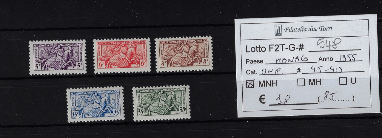 1949 Pro Joventute Unif 415/419