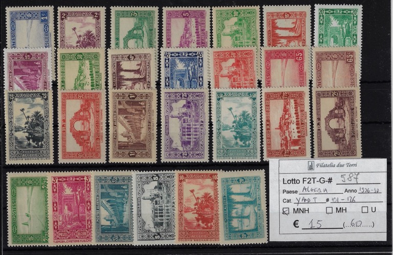 1937 Soggetti vari Yvert & Tellier 101/126