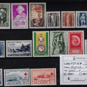 1952 - 1955 Soggetti vari selezione Yvert & Tellier numeri vari