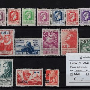 1944 - 1945 Soggetti vari selezione Yvert & Tellier numeri vari