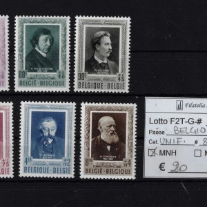 1962 Scrittori Unif 892/897