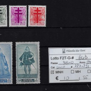 1948 Pro opere antitubercolari Unif 787/791