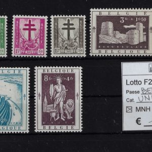 1952 Pro opere antitubercolari Unif 900/907
