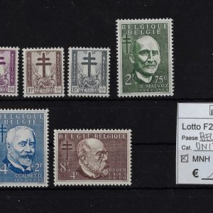 1953 Pro opere antitubercolari Unif 930/937