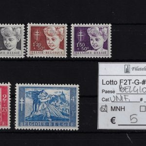 1954 Pro opere antitubercolari Unif 955/960