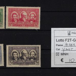 1939 Personaggi famosi Yvert & Tellier 149/152