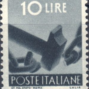 1945 10 £. Democratica
