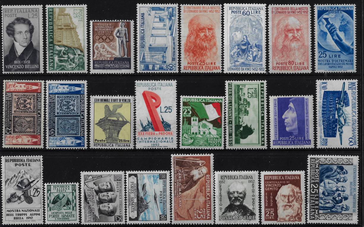 1952 Annata completa