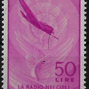 1947 Posta Aerea 50° Radio £ 50