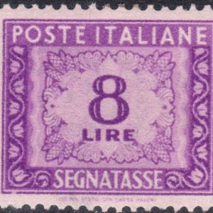 1947 Segnatasse Cifra £. 8