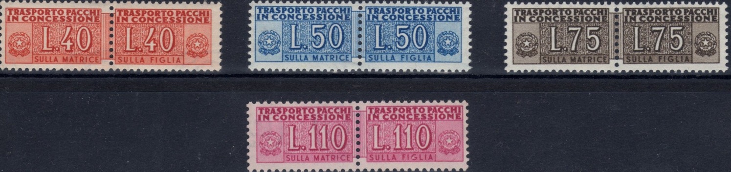 1953 Pacchi Concessione Cifra fil. ©