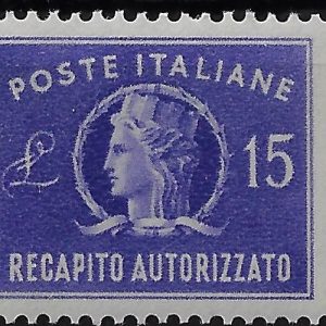 1949 Recapito Autorizzato Turrita £ 15