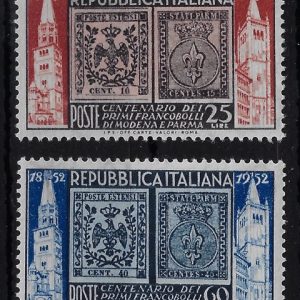 1952 Francobolli Modena e Parma serie completa