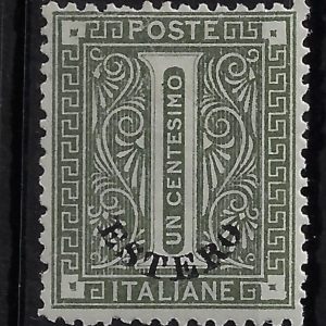 1874 1 c. verde oliva