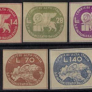 1945 CORALIT soggetti non dentellati