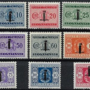 1944 Segnatasse sovrastampati con fasci