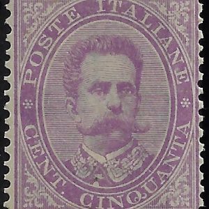 1879 50 c. violetto