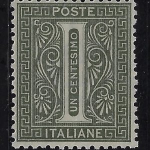 1863 1 c. verde