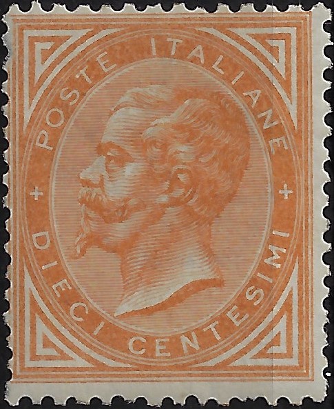 1863 10 c. ocra ©