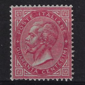 1863 40 c. rosa ©