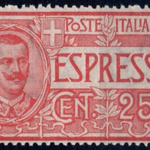 1903 Espressi Effigie 25 c rosso