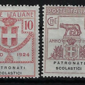 1925 Enti Parastatali Patronati Scolastici serie completa