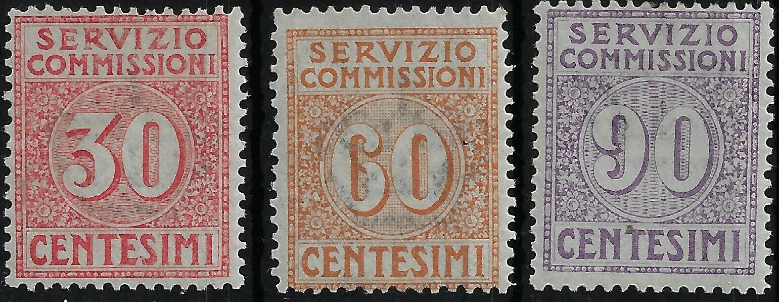 1913 Cifra in cerchi serie completa