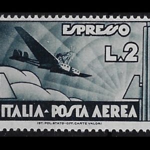 1934 Posta Aerea Espresso Aereo 2 L.
