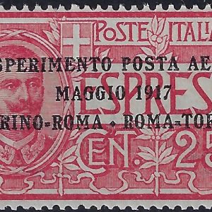1917 Posta Aerea Esperimento