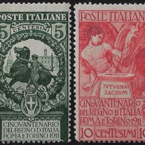 1911 Unità d'Italia serie completa