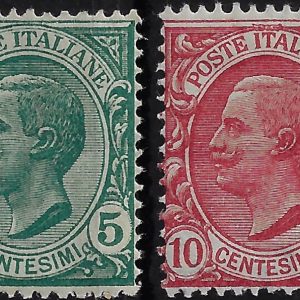 1906 Vittorio Emanuele III serie completa