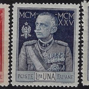 1925 Giubileo del re dent 13½ serie completa