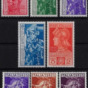 1930 Ferrucci con Posta aerea serie completa