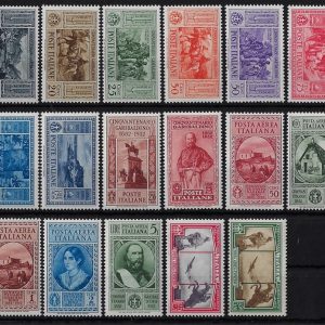1932 Garibaldi con Posta aerea serie completa