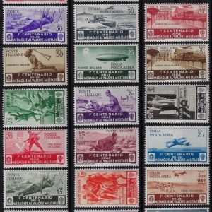 1934 Medaglie con Posta aerea ed Espressi serie completa