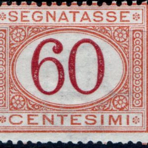 1890 Cifra in ovale 60 c.