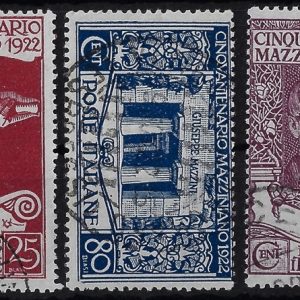 1922 Mazzini centrata serie completa