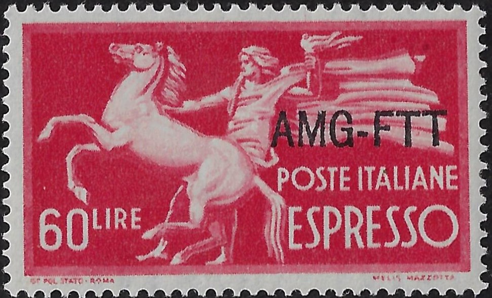 1950 Espressi £. 60 Democratica Roma