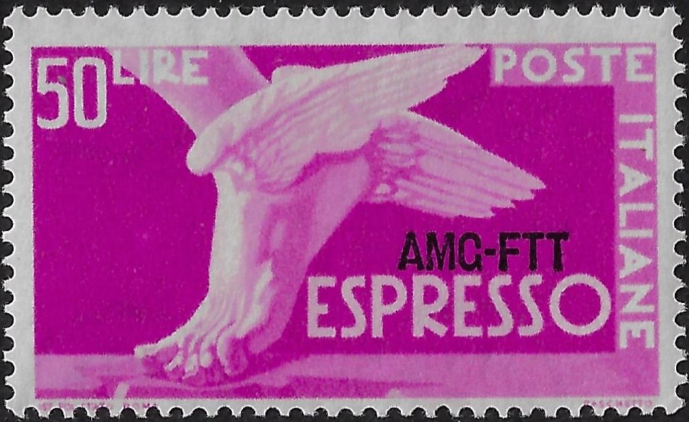 1952 Espressi £. 50 Democratica Roma
