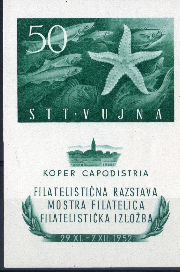 1952 Foglietti Mostra Capodistria