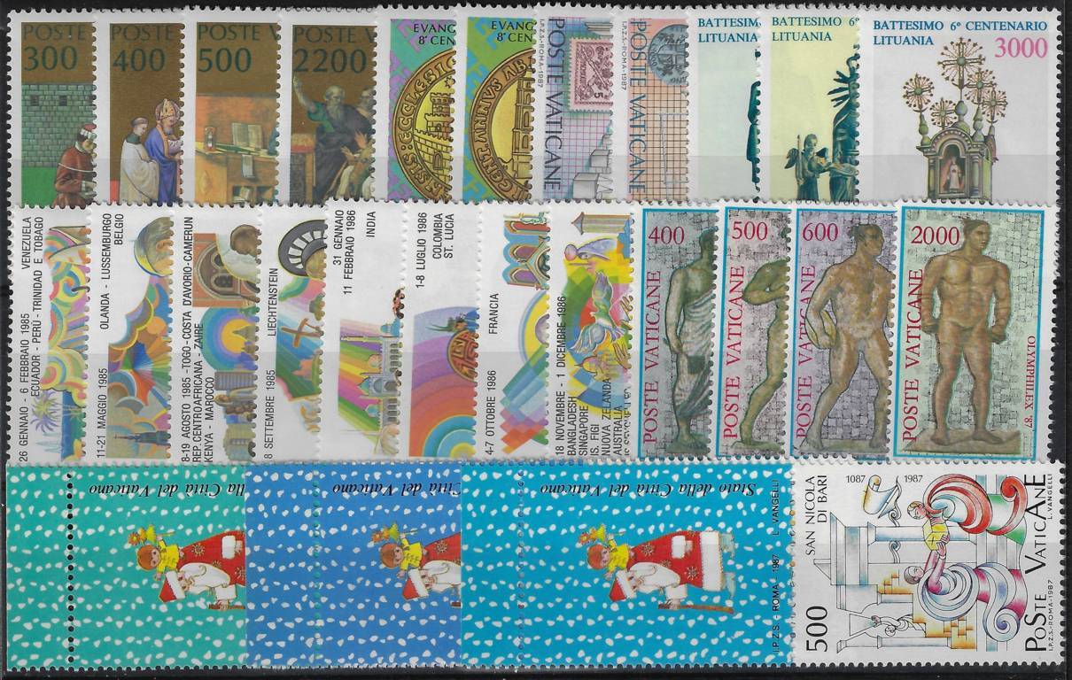 1987 Annata completa senza bf