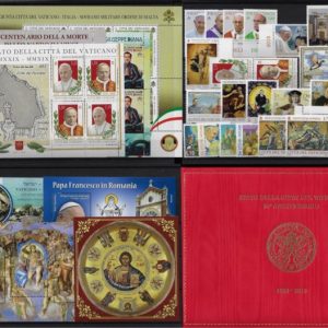 2019 Annata completa con foglietti, libretto e minifogli