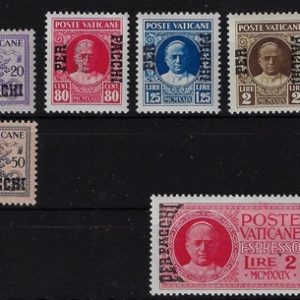1931 Pacchi postali PIO XI Francobolli del 1929