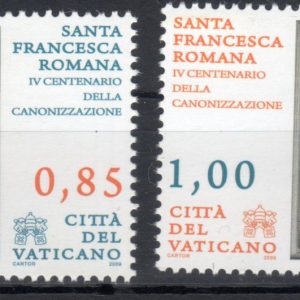2009 400° canonizzazione di Santa Francesca Romana